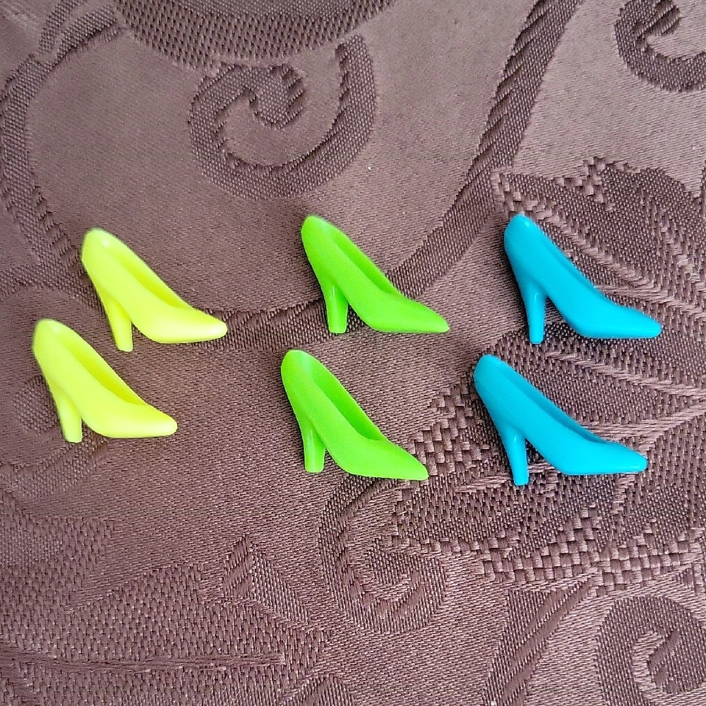 Neon Barbie High Heels
